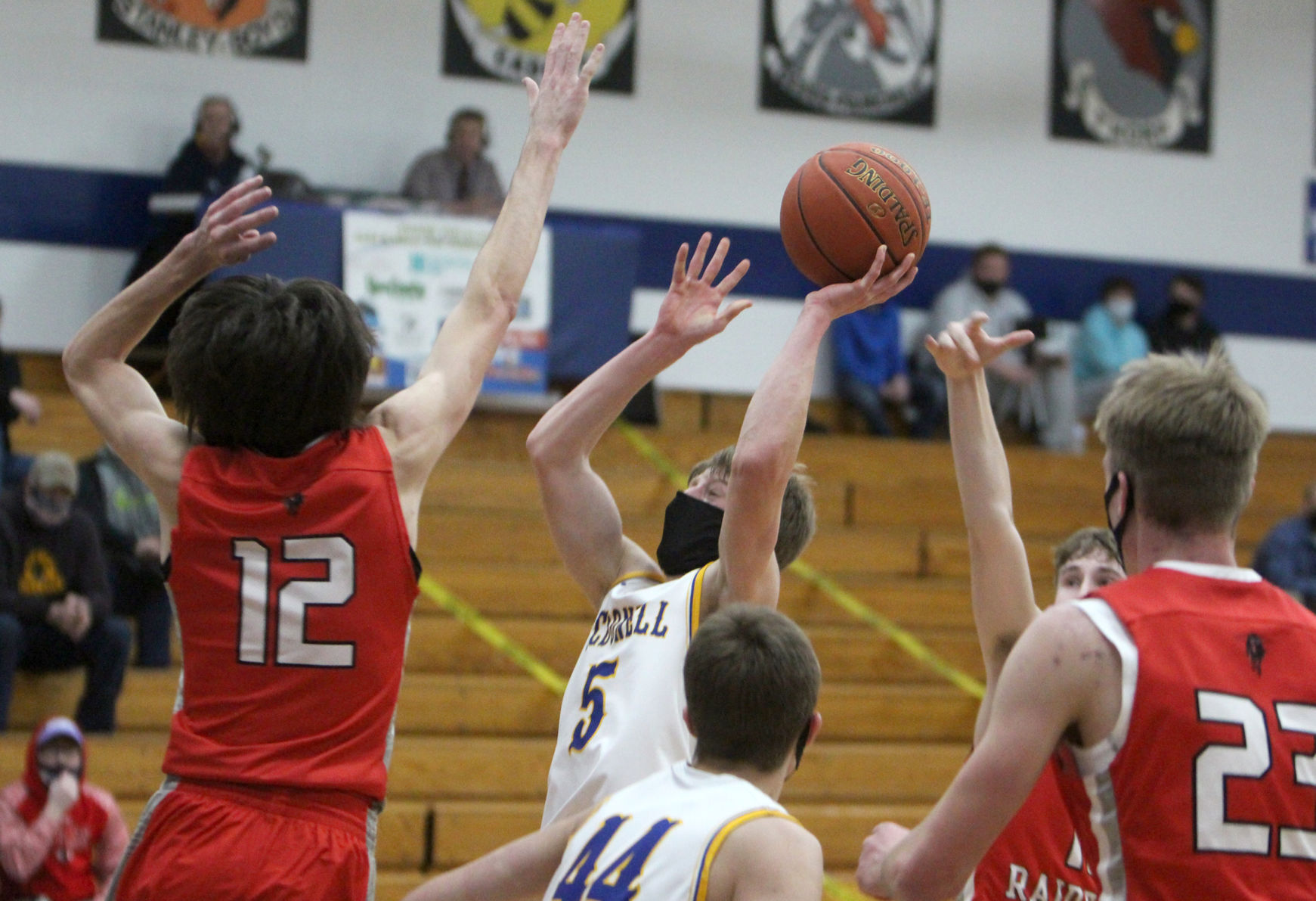 Bruce at McDonell boys basketball 2-19-21